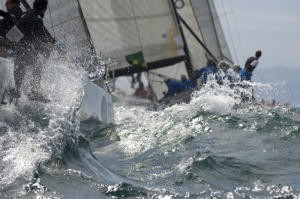 CALVI Sail Number: ITA 40102 Owner: Carlo Alberini Helmsman: Carlo Alberini Design: Farr 40 Category: Farr 40 2007 Rolex Capri Sailing Week photo copyright  Rolex/ Kurt Arrigo http://www.regattanews.com taken at  and featuring the  class