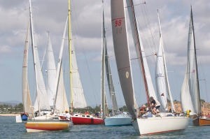 Zoe (98) lead from the start Townsville to Port Hinchinbrook 2005, taking both line and handicap honours. photo copyright Jurgen Otto taken at  and featuring the  class