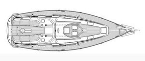 Bavaria 38 Cruiser deck plan © International Marine Brokers New Zealand www.internationalmarine.co.nz