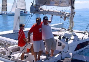Fun aboard Wildthing during Rendezvous 2006 photo copyright Jo Djubal taken at  and featuring the  class