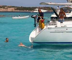 Crystal clear waters of the Emerald Coast - Bonifacio Yacht Rally

 photo copyright Maggie Joyce - Mariner Boating Holidays http://www.marinerboating.com.au taken at  and featuring the  class