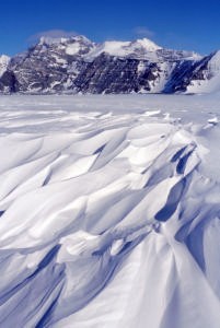 OJ Sastrugi  at Ellsworth © Blizzard Expeditions www.blizzardexpeditions