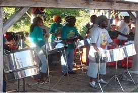 Steel pan band © SW