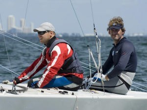 Rising Star, Mateusz Kusznierewicz and Dominik Zycki are in a tie for first after Race 4 in the 2007 Bacardi Cup photo copyright Fried Elliott http://www.friedbits.com taken at  and featuring the  class