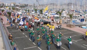 ARC Grand Parade 27 countries flags2 photo copyright BW Media taken at  and featuring the  class