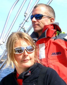 Eivind and Heidi, heading for the Horn © Media Services