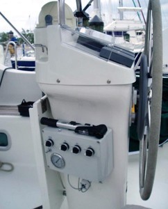 Air batten console photo copyright SW taken at  and featuring the  class