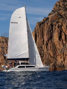 Alize entering Schouten Passage - 2006 Three Peaks Race photo copyright Jane Austin taken at  and featuring the  class