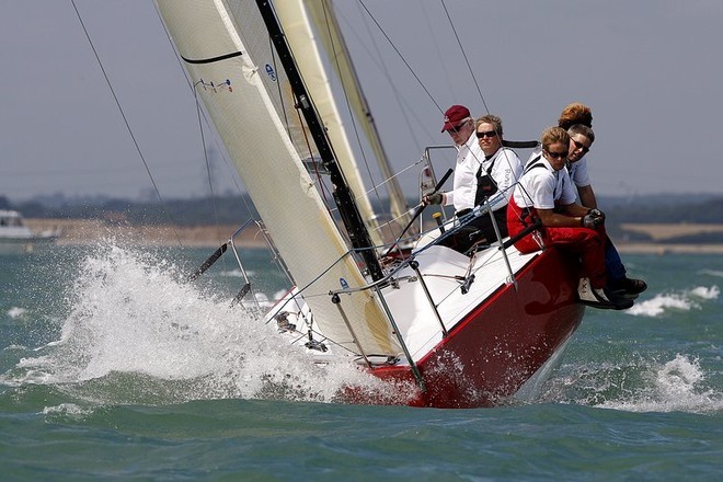 Runaway Bus, Paul Kelsey, on Day 1 of the 2009 Coutts Quarter Ton Cup being sailed at Cowes, Isle of Wight © Paul Wyeth / www.pwpictures.com http://www.pwpictures.com