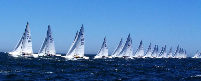 competitive racing - NSW Etchells Championship 2007 © Jackie Damiani