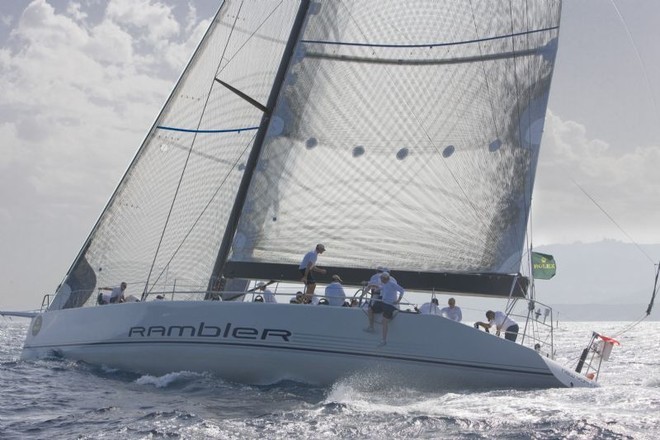 George David’s Rambler, leading the Racing Division after 4 races 2008 Maxi Yacht Rolex Cup, Porto Cervo, Sardinia, Italy  ©  Rolex/Daniel Forster http://www.regattanews.com