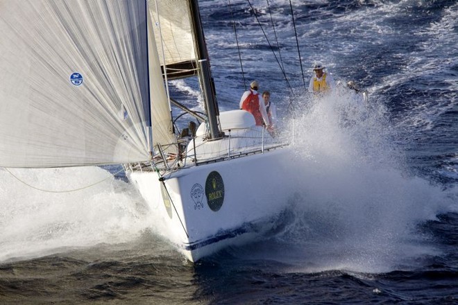 LOKI, in the challenging winds off Merimbula. Rolex Sydney Hobart 2008  ©  Rolex/Daniel Forster http://www.regattanews.com