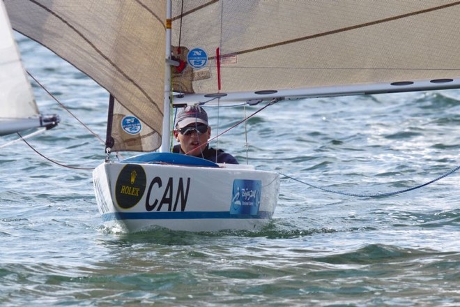 Paul Tingley (Halifax, NS, CAN), bronze medalist in the 2.4mR class.  ©  Rolex / Dan Nerney