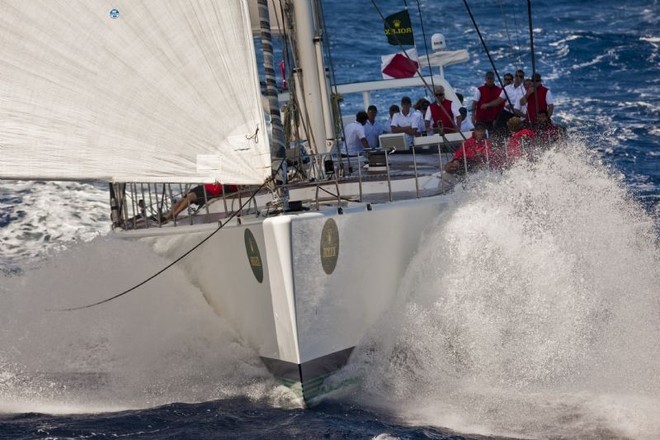 VISIONE - Hasso Plattner, helm; Bouwe Bekking, tactician ©  Rolex / Carlo Borlenghi http://www.carloborlenghi.net