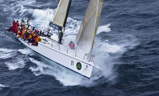 Lahana the Bakewell-White supermaxi on the wind in the 2009 Rolex Sydney Hobart Race ©  Rolex/Daniel Forster http://www.regattanews.com