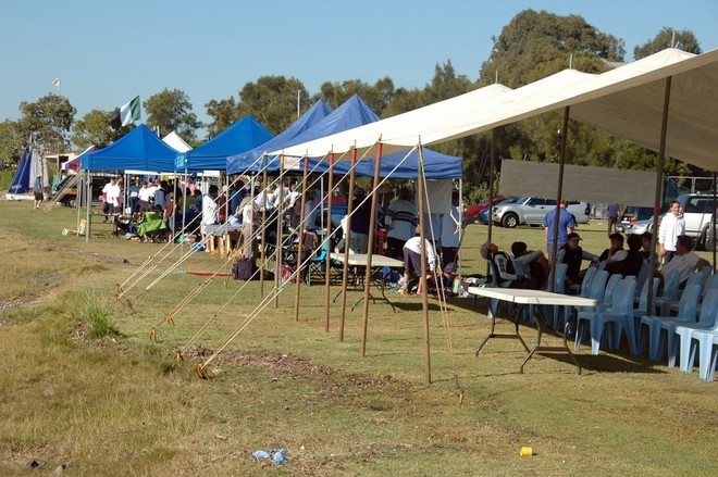 Sailors Spectators Tents - only metres away from the action - The 22nd annual TSSSC Cock o’the River Trophy © TSSSC The Southport School