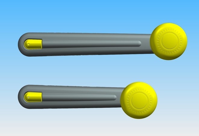 Lewmar Lite Touch 200vs 250mm Pushbutton Handles © Lewmar . http://www.lewmar.com