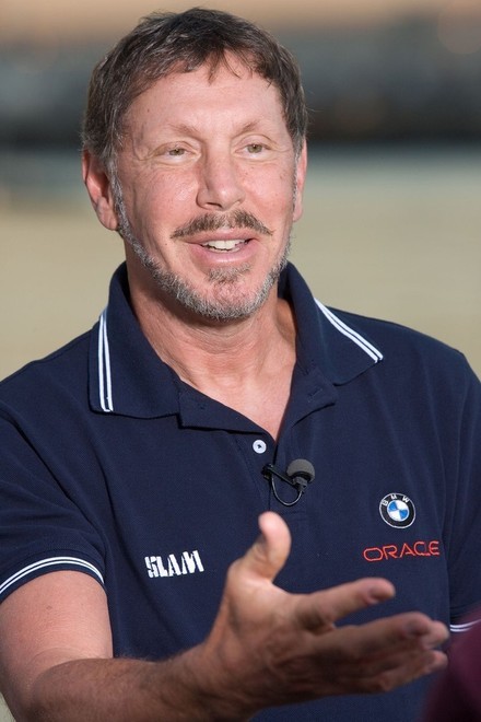 Larry Ellison © BMW Oracle Racing Photo Gilles Martin-Raget http://www.bmworacleracing.com