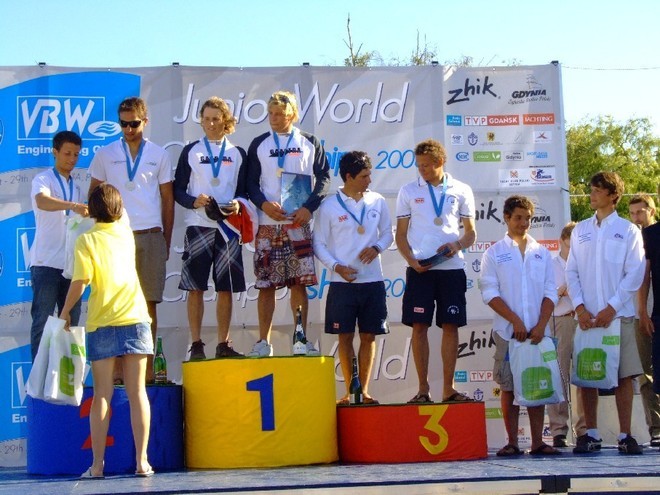 Steven Lefevre and Steven Krol (NED) 470 Class Junior World Champions 2008 (Photo Kuba Pawluk) © 470 Internationale http://www.470.org