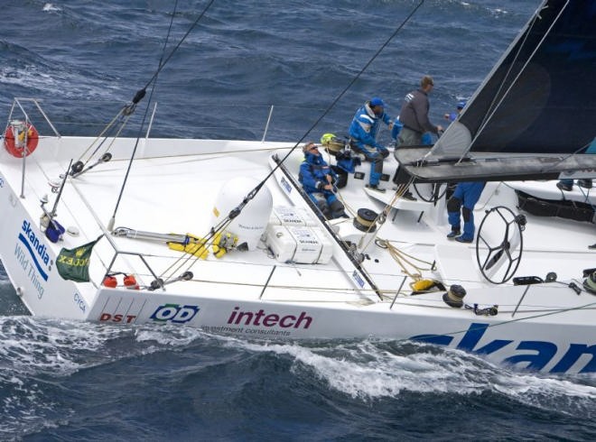 SKANDIA, AUS M10 SKIPPER: Grant Wharington MAXI 98 Rolex Sydney Hobart Yacht Race 2006  ©  Rolex / Carlo Borlenghi http://www.carloborlenghi.net