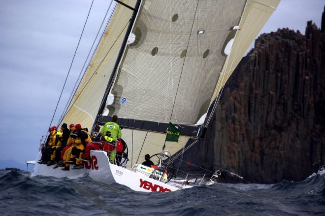 YENDYS, Geoff Ross sailing off Tasman Island <br />
 ©  Rolex / Carlo Borlenghi http://www.carloborlenghi.net