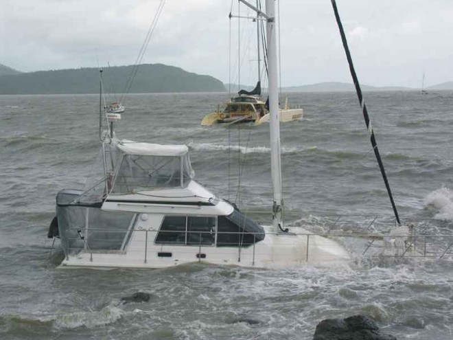 Airlie Beach/Cannonvale storm damage © Jim Gard, Fusion Catamarans Airlie Beach http://www.fusioncats.com.au