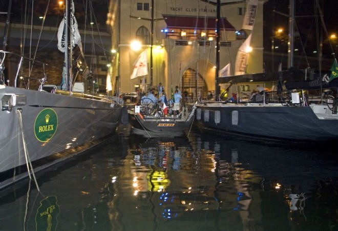 Arrivals at Yacht Club Italiano  - Giraglia Rolex Cup ©  Rolex/ Kurt Arrigo http://www.regattanews.com