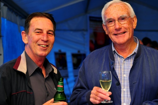 Noakes project manager Arthur Nash and Dick Cawse attended the compasscard launch - compasscard launch © Nelson Cortez