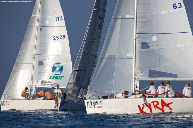 Platu 25 Worlds, Punta Ala 09, Day 1 © Pier Giovanni Carta
