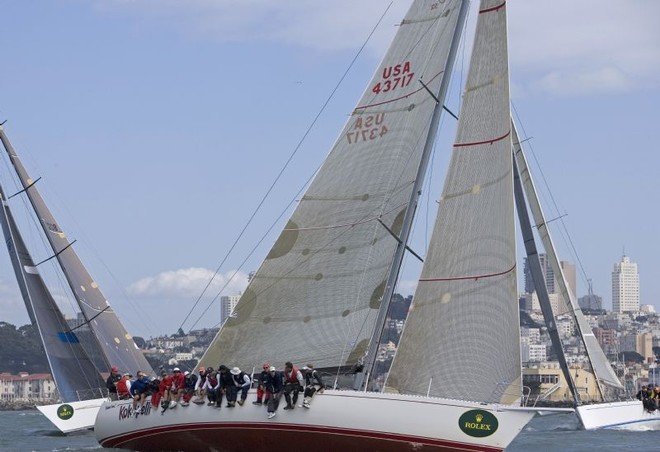 Kokopelli2, IRC B leader heading upwind  - Rolex Big Boat Series 2007  ©  Rolex/Daniel Forster http://www.regattanews.com