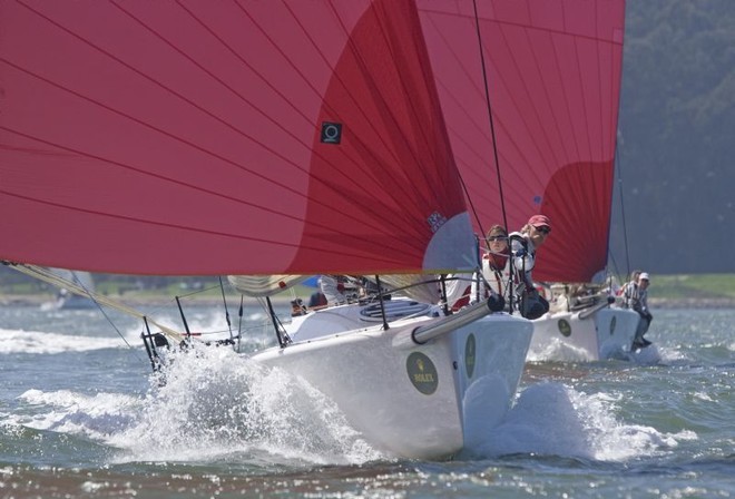 TABOO and FAST FORWARD, two of the new MELGES 32 class  - Rolex Big Boat Series 2007  ©  Rolex/Daniel Forster http://www.regattanews.com
