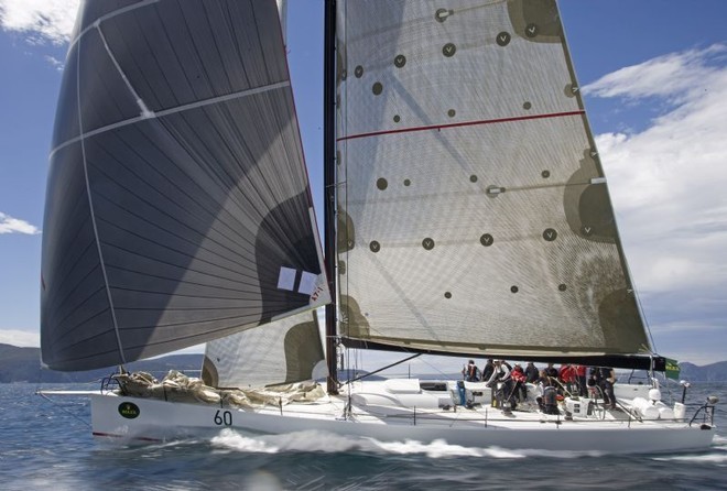 Rosebud racing past Tasman Island  ©  Rolex/Daniel Forster http://www.regattanews.com