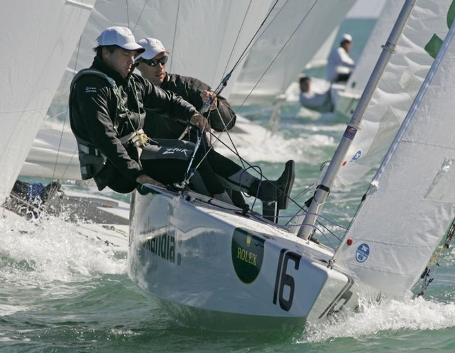 Iain PERCY, Andrew SIMPSON, GBR, Star Class  - Rolex Miami OCR 2008 ©  Rolex / Dan Nerney