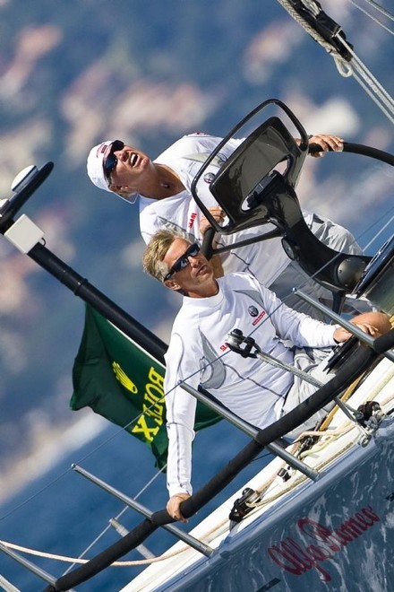 Neville Crichton and Noel ’’Nitro’’ Drennan onboard ALFA ROMEO  - Giraglia Rolex Cup 2008 ©  Rolex / Carlo Borlenghi http://www.carloborlenghi.net