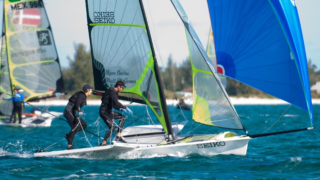 2010 49er Worlds, Day 2, Grand Bahama Island © Fried Elliott http://www.friedbits.com