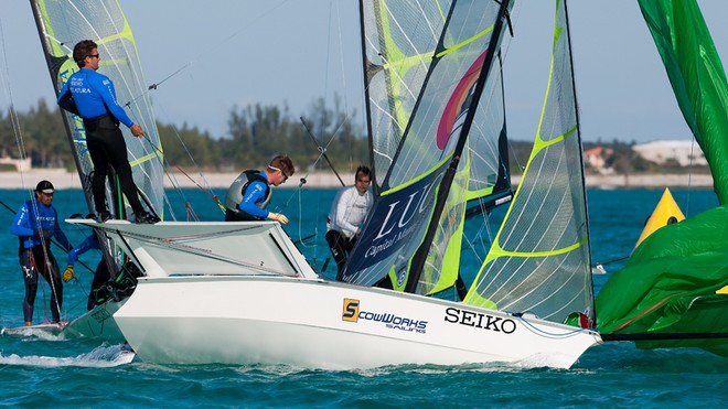 2010 49er Worlds, Day 2, Grand Bahama Island © Fried Elliott http://www.friedbits.com