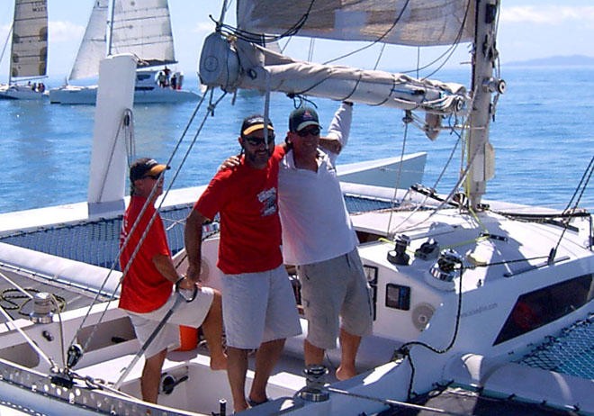 Fun aboard Wildthing during Rendezvous 2006 © Jo Djubal