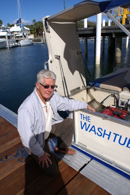 John Casson, proprietor of Sanctuary Cove’s Cruiser and Yacht Sales and the man behind the innovative ‘Wash Tub’. © Powerboat-World.com http://www.powerboat-world.com