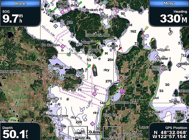 Garmin g2 Vision™ charts to the future