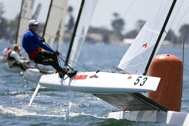 A-Cat Worlds 2009, Belmont, NSW - <br />
JAMES SPITHILL (AUS) ©  Andrea Francolini Photography http://www.afrancolini.com/