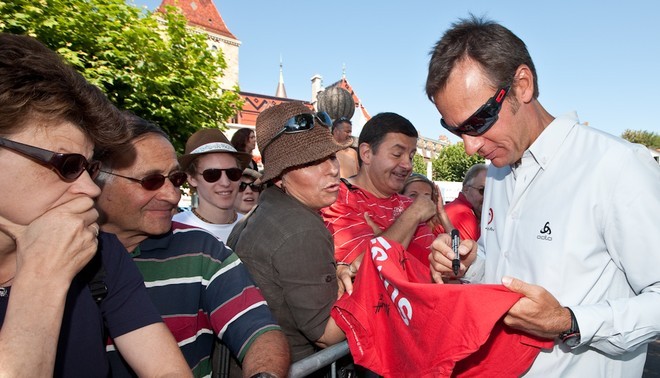 Alinghi 5 Celebrations on Lake Geneva<br />
<br />
 © Carlo Borlenghi/ Alinghi http://www.alinghi.com