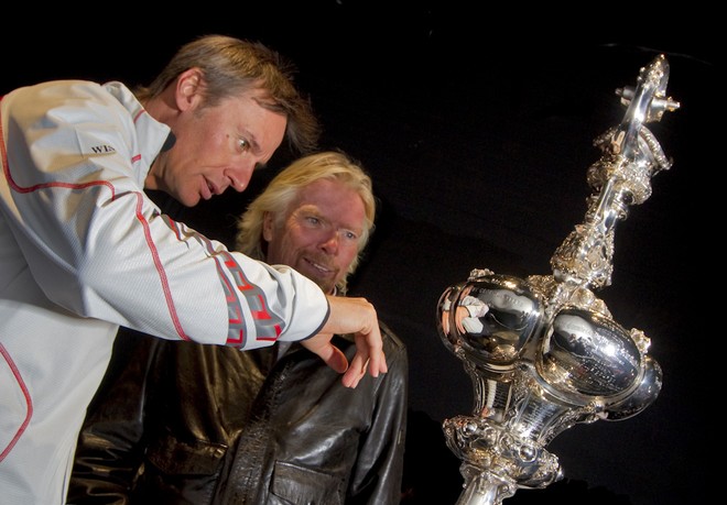 Valencia, 2/11/10<br />
33rd America’s Cup<br />
Ernesto Bertarelli, Richard Branson<br />
 © Carlo Borlenghi/ Alinghi http://www.alinghi.com
