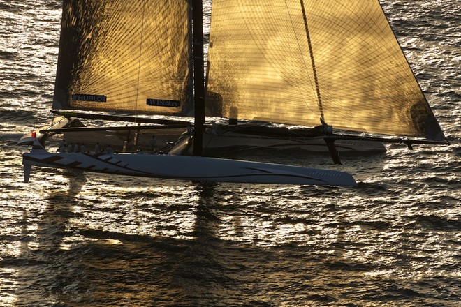 Day 7 - Race 2<br />
GGYC wins the 33rd America’s Cup Match<br />
Alinghi 5<br />
 © Guido Trombetta/Team Alinghi