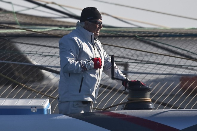 Day 7 - Race 2<br />
GGYC wins the 33rd America’s Cup Match<br />
Brad Butterworth on <br />
Alinghi 5 © Guido Trombetta/Team Alinghi