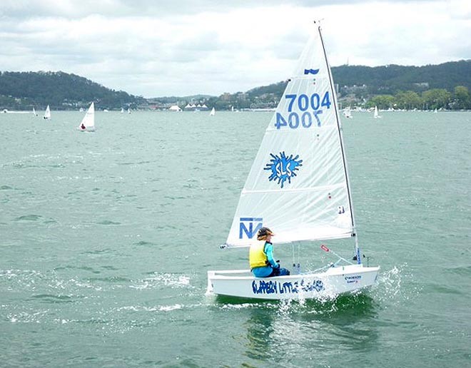 Matthew Lang in Slippery Little Sucker - Australian Sabot Championships © Peter McIntosh