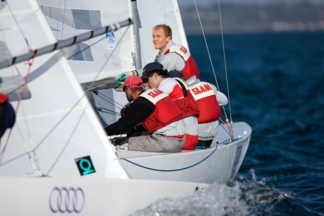 Audi Etchells World Championship 2009, Winning tactician Bucky Smith  ©  Andrea Francolini / Audi http://www.afrancolini.com