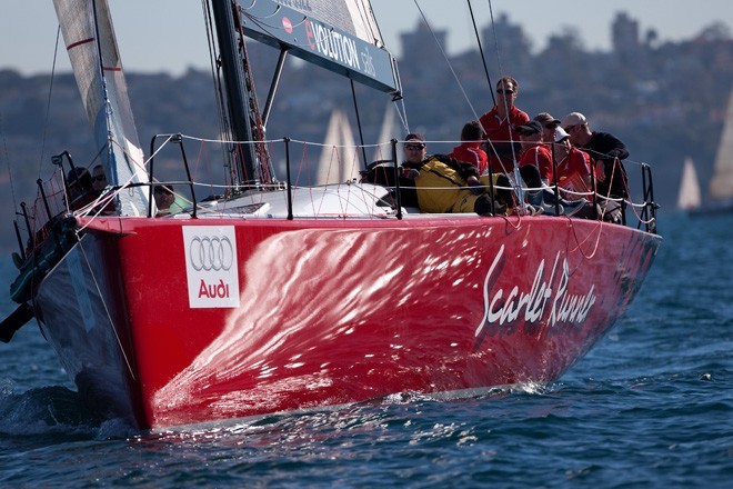 SAILING  - Audi Sydney-Southport 2009 - start in Sydney - SCARLET RUNNER - ph. Andrea Francolini/Audi<br />
 ©  Andrea Francolini / Audi http://www.afrancolini.com