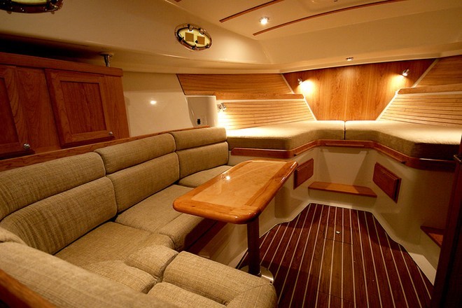 Back Cove 33 cabin interior © Emarine http://www.emarine.com.au