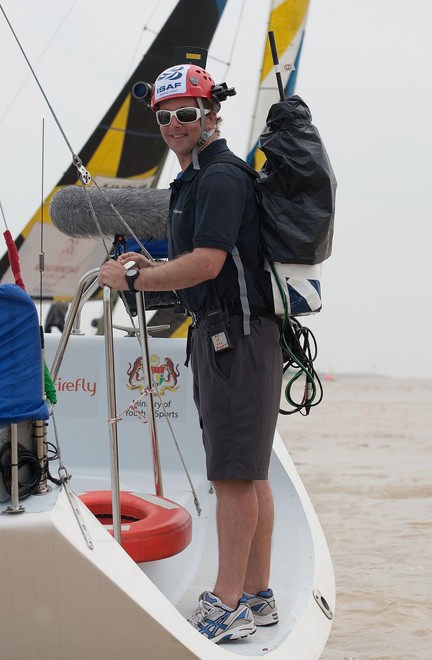   Commentator Andy Green  at the Monsoon Cup 2009.  © Gareth Cooke Subzero Images/Monsoon Cup http://www.monsooncup.com.my