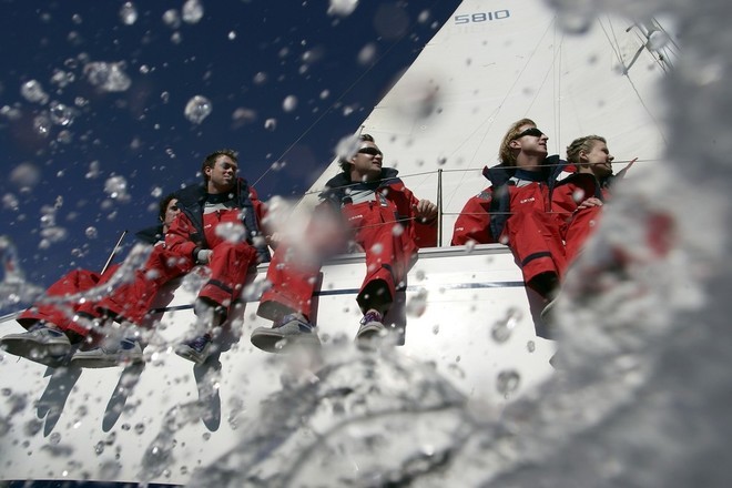 On the rail - Henri Lloyd © Burke Marine www.burkemarine.com.au